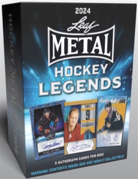 leaf metal legends hockey checklist